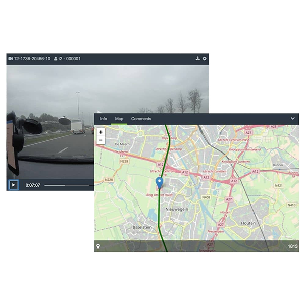 Bodycam GPS location - ZEPCAM Manager