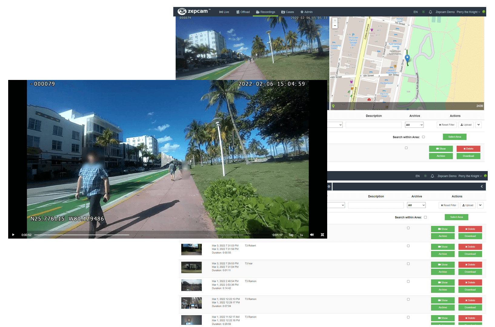 ZEPCAM Manager- Mobile video intelligence