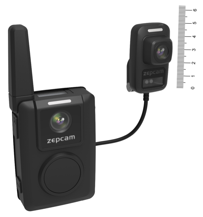 T3 Bodycam mit externer Kamera
